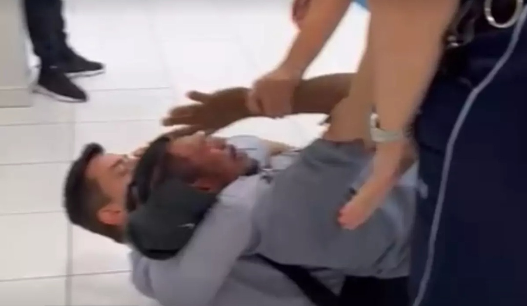 Vídeo: Delegado impede fuga de suspeito de estelionato em banco no Paraná