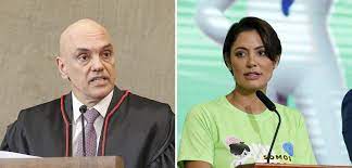 Moraes nega pedido da PF para apreender celular de Michelle Bolsonaro