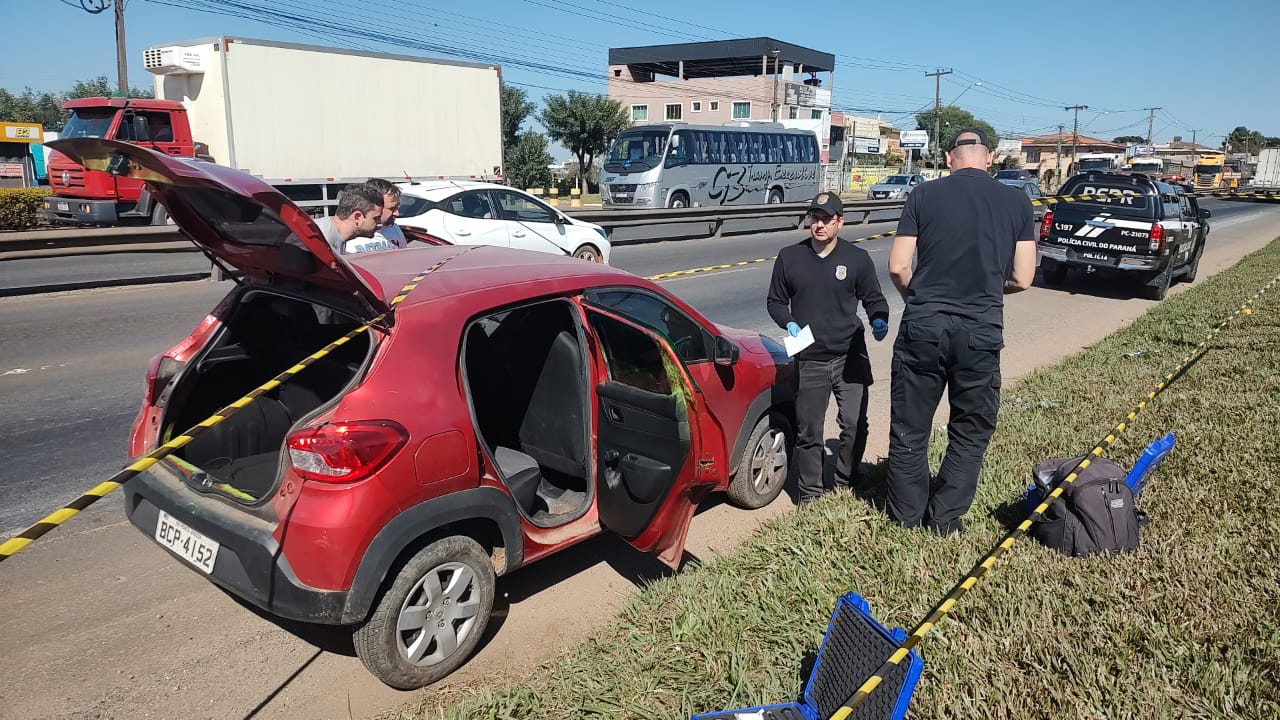 Carro de homem morto em Uvaranas é encontrado na  PRC-373, em Ponta Grossa