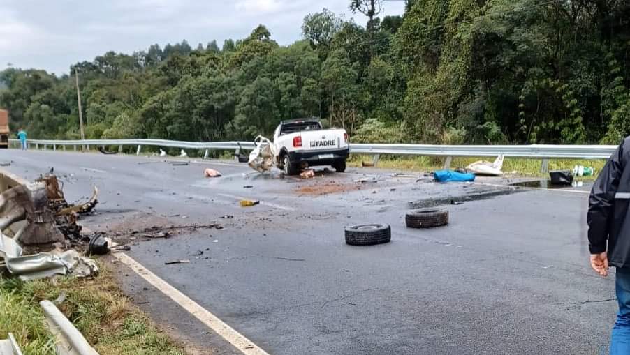 Urgente: Acidente mata motorista na BR-376, em Tibagi