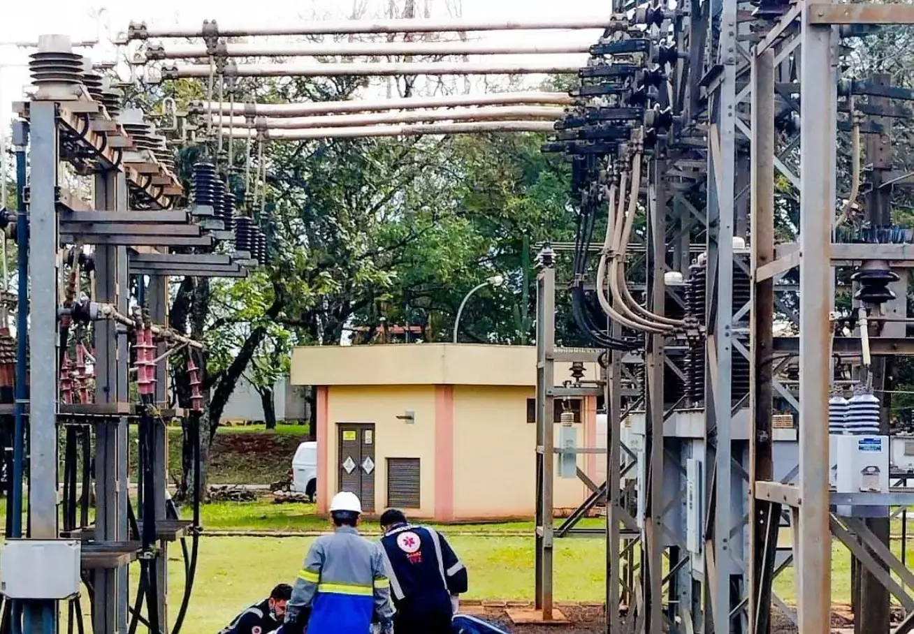 Trabalhador morre após sofrer descarga elétrica em subestação de energia