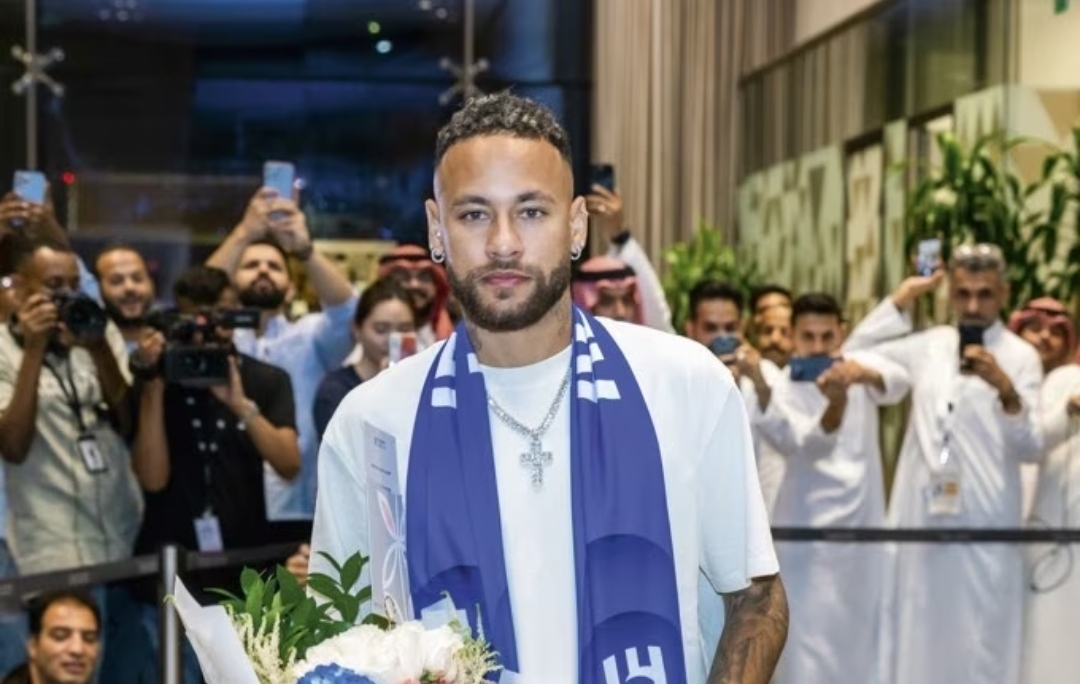 A primeira gafe de Neymar na Arábia Saudita
