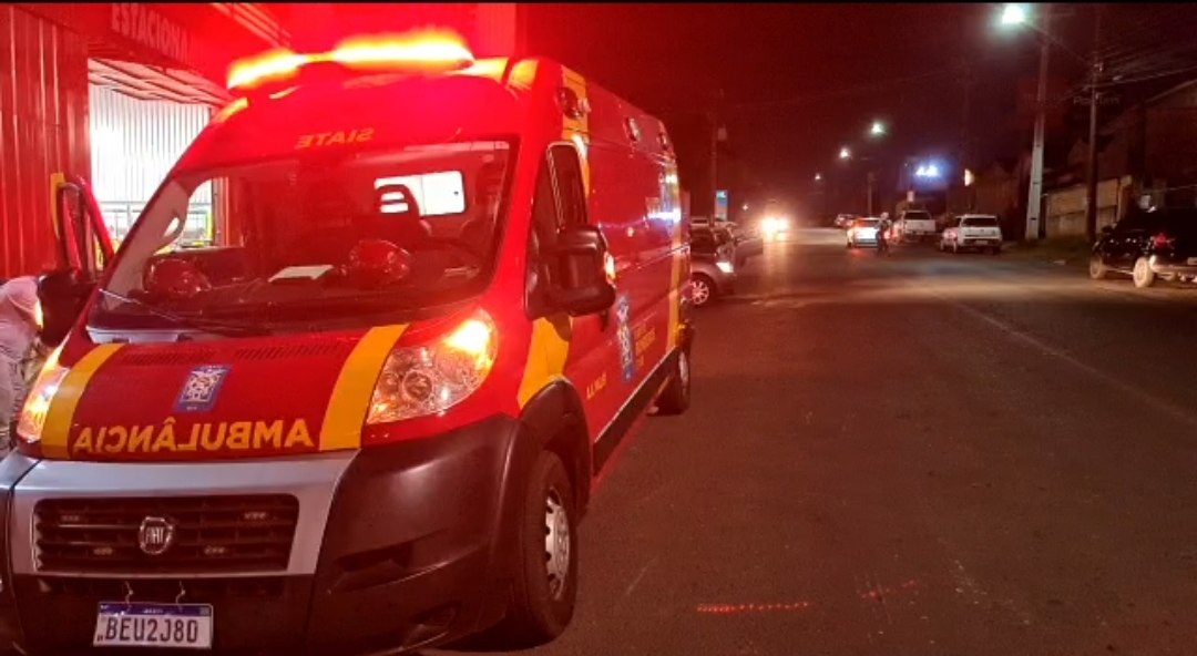 URGENTE: Idosa é atropelada por motocicleta em Ponta Grossa