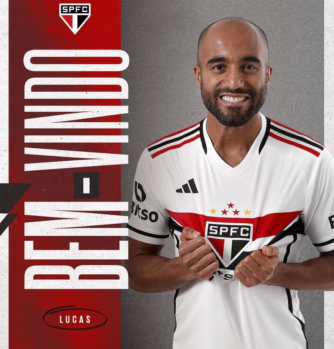 Lucas Moura está de volta ao São Paulo e é ovacionado pela torcida tricolor