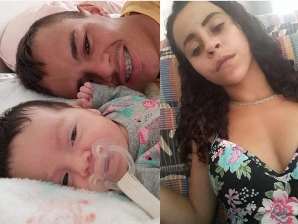 Morre no hospital pai de menina de 45 dias morta com um tiro na cabeça a mãe também foi baleada