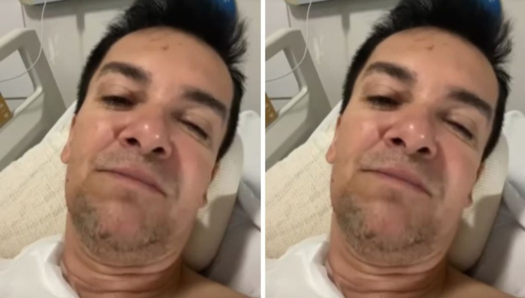 Regis Danese grava vídeo e aparece recebendo carinho em hospital