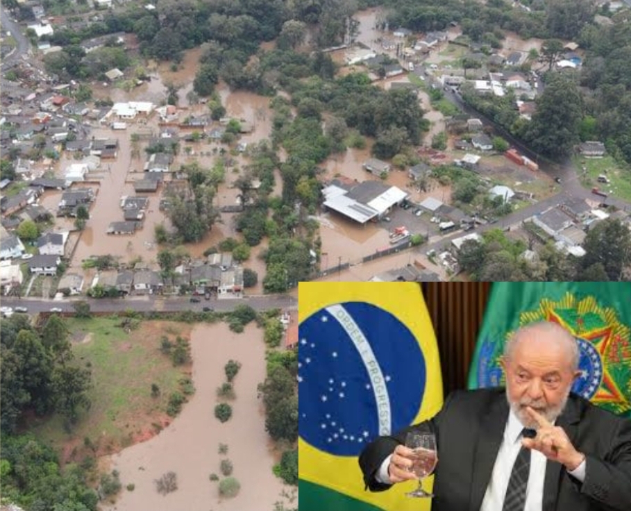 Lula viaja ao exterior e esquece vítimas de ciclone na região Sul do Brasil