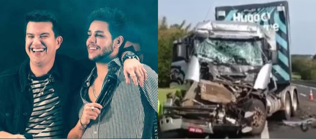 Carreta da dupla Hugo & Guilherme sofre acidente na estrada