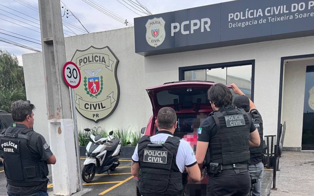 Polícia Civil de Teixeira Soares efetua prisão de dois indivíduos por Roubo Majorado