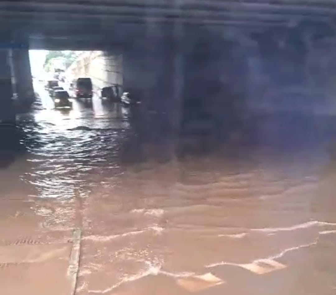 Após tempestade em PG, túnel da Trincheira do Jardim Los Angeles fica alagado