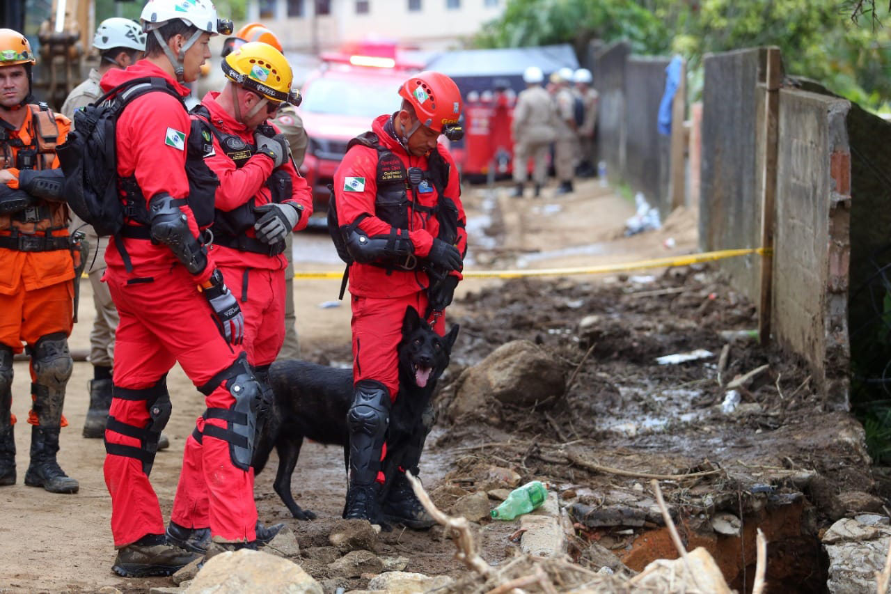 Paraná manda mais sete bombeiros e três cães para ajudar o Rio Grande do Sul