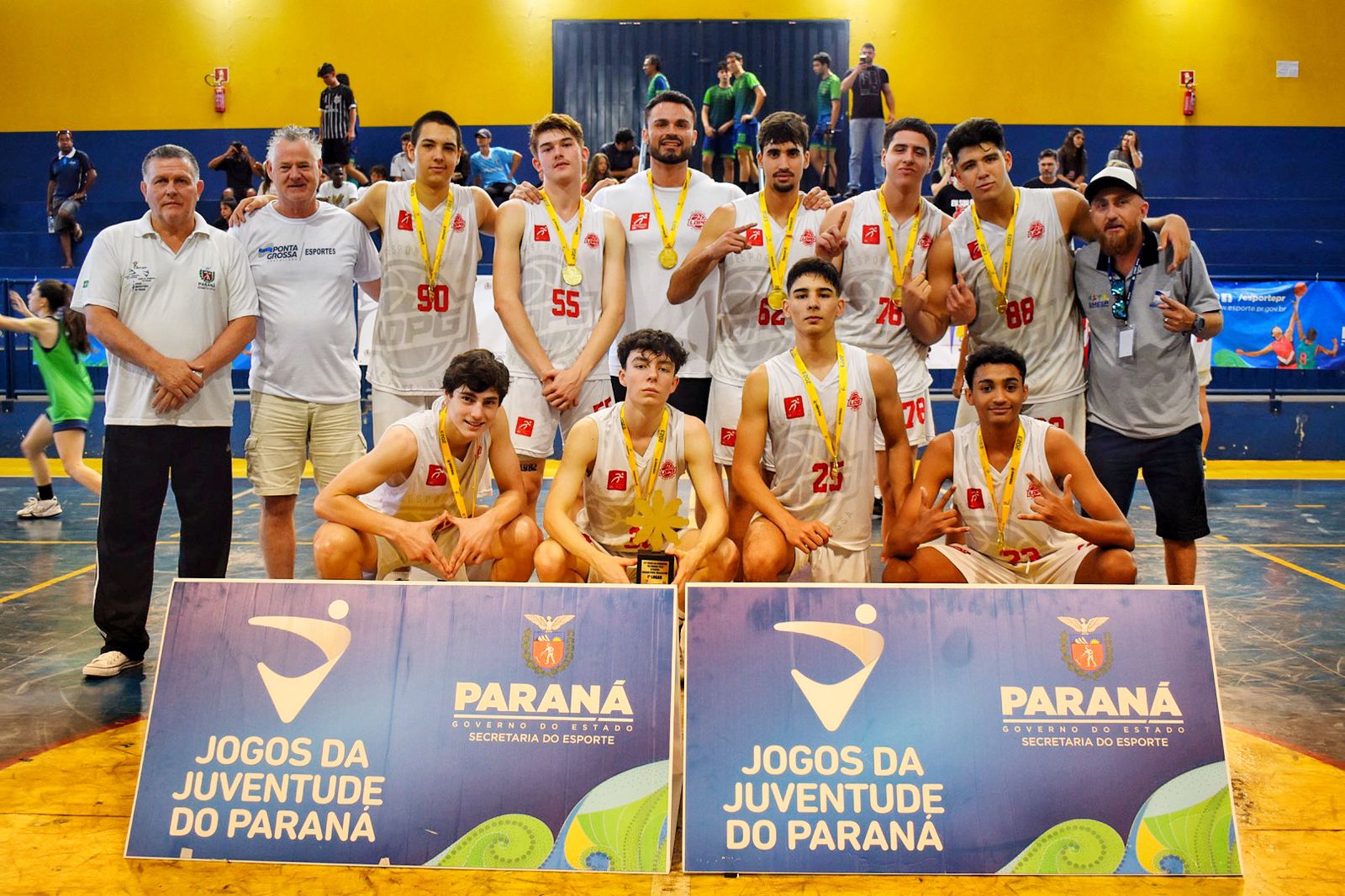 Ponta Grossa é campeã no basquete e conquista nove medalhas na final dos JOJUPS