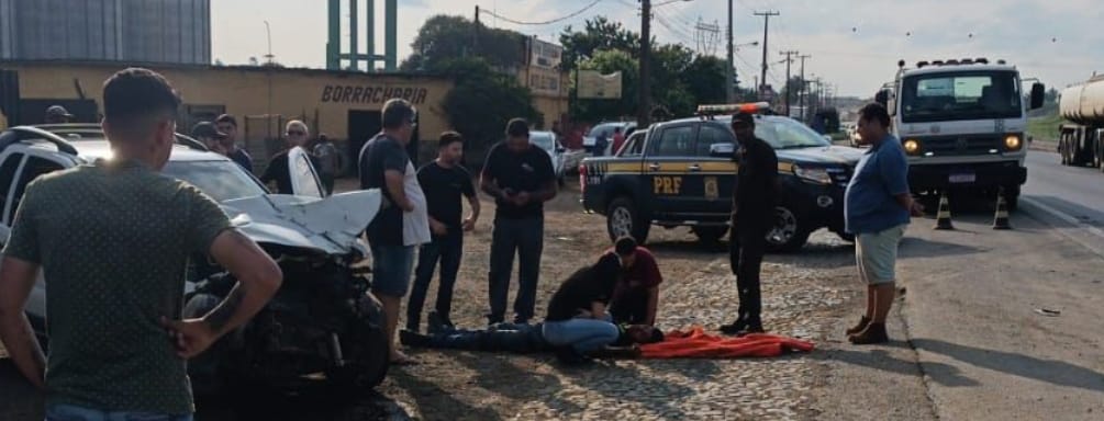 Urgente: acidente deixa homem gravemente ferido em Ponta Grossa