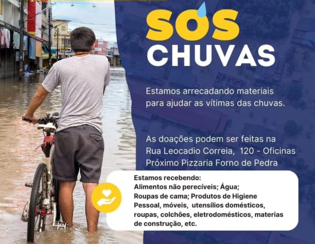 Sos Chuvas arrecada doações para as vítimas do temporal que atingiu Ponta Grossa