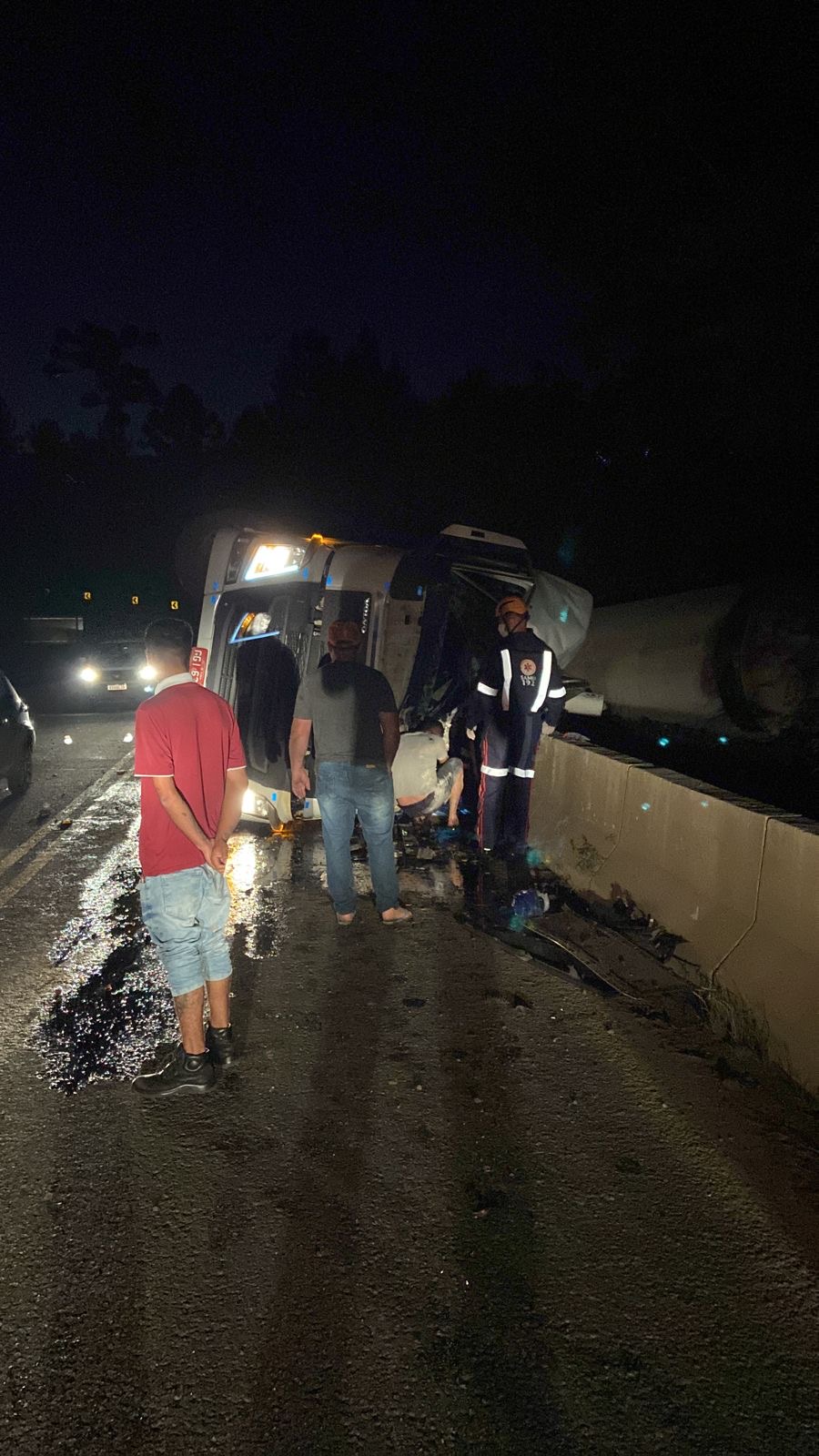 Urgente- Grave acidente na PR 438 em Teixeira Soares