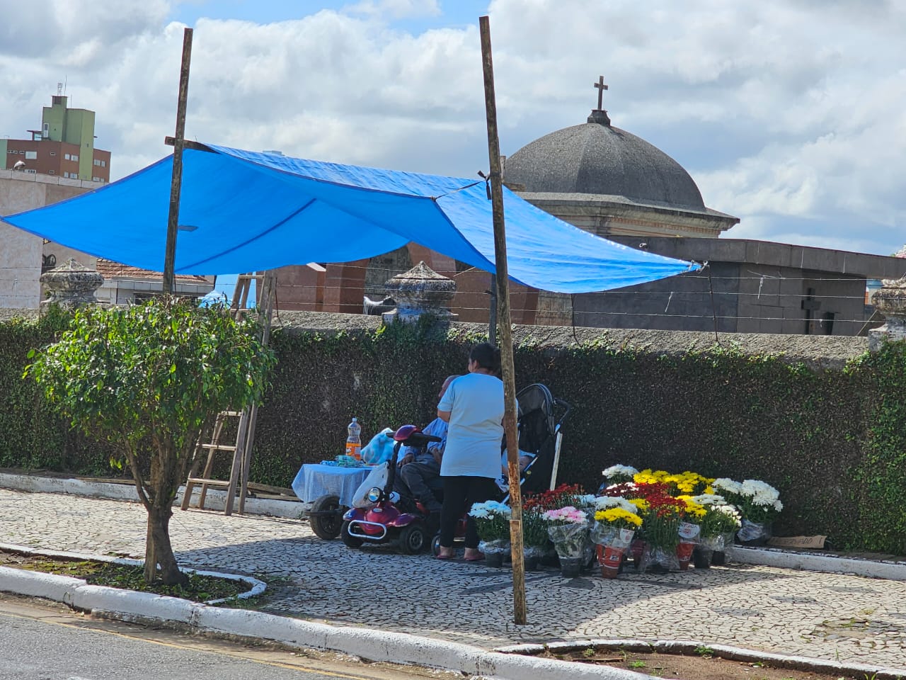 Feriado de Finados deve movimentar os cemitérios e comerciantes se preparam para a venda de flores em Ponta Grossa
