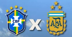 Brasil X Argentina nesta terça-feira (21), no Maracanã