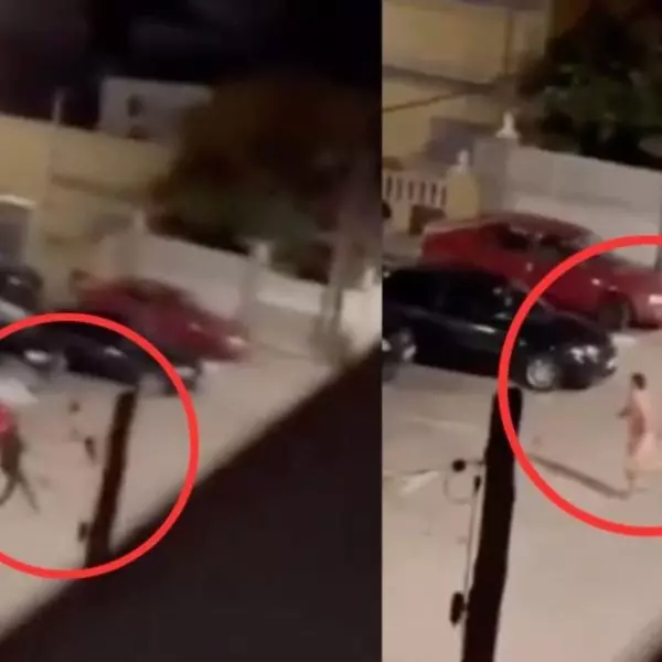VÍDEO: Homem corre nu pelas ruas após ser flagrado com a amante