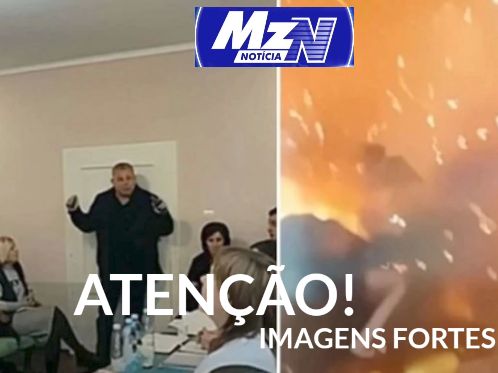 Deputado explode granadas durante reunião na Ucrânia; Assista o vídeo