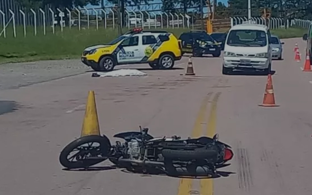 Grave acidente mata motociclista na PR-421