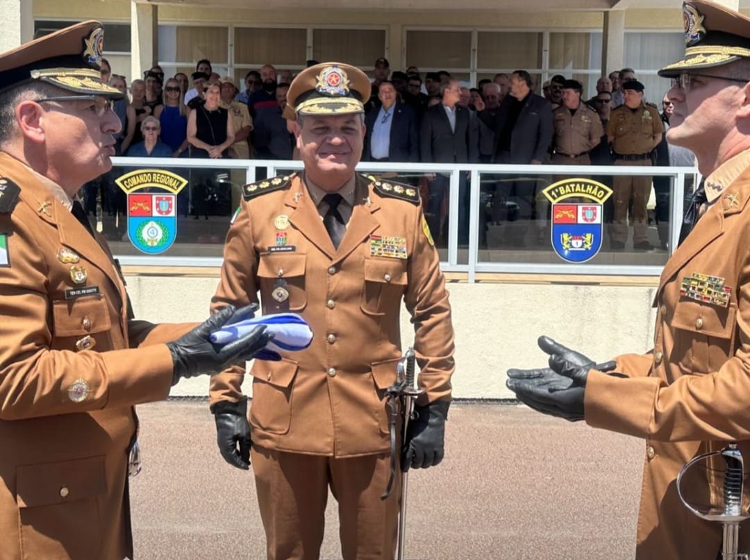 Tenente-coronel Dias é o novo comandante do 1º BPM em Ponta Grossa