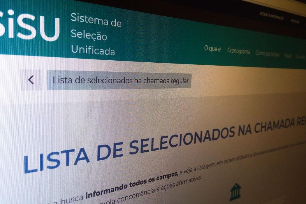 Inscrições para o Sisu começam nesta segunda-feira