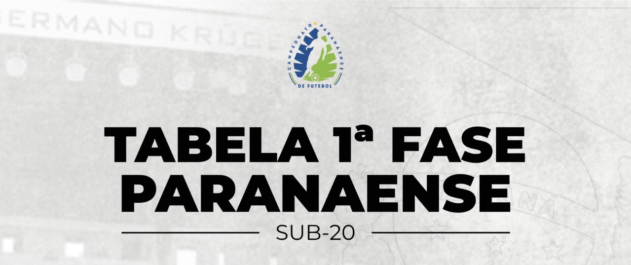 Paranaense sub-20 : veja a tabela de jogos do Operário