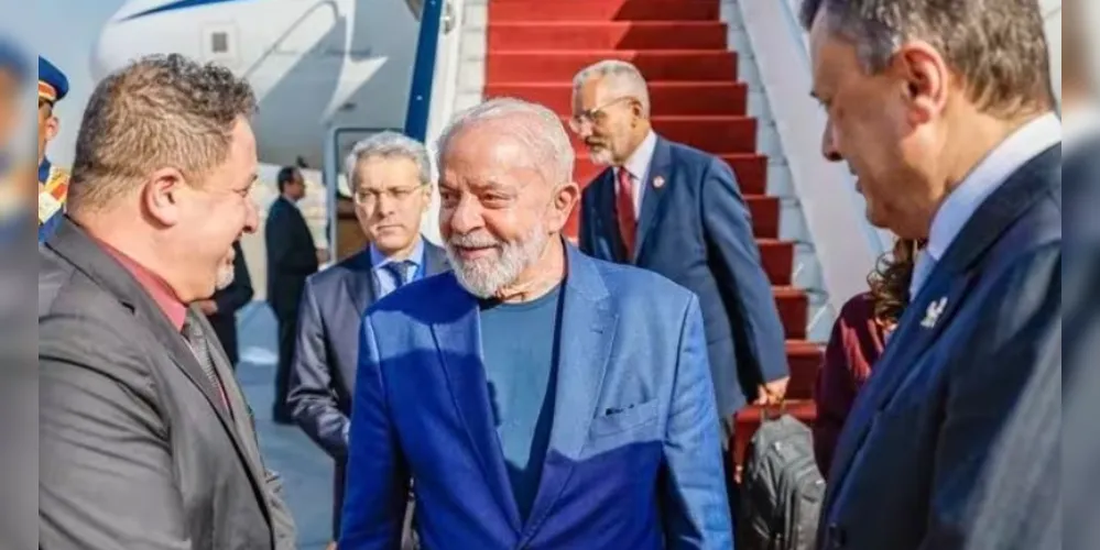 Lula faz sua primeira viagem internacional em 2024