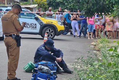 Médico fica desolado ao lado do corpo de criança no Paraná