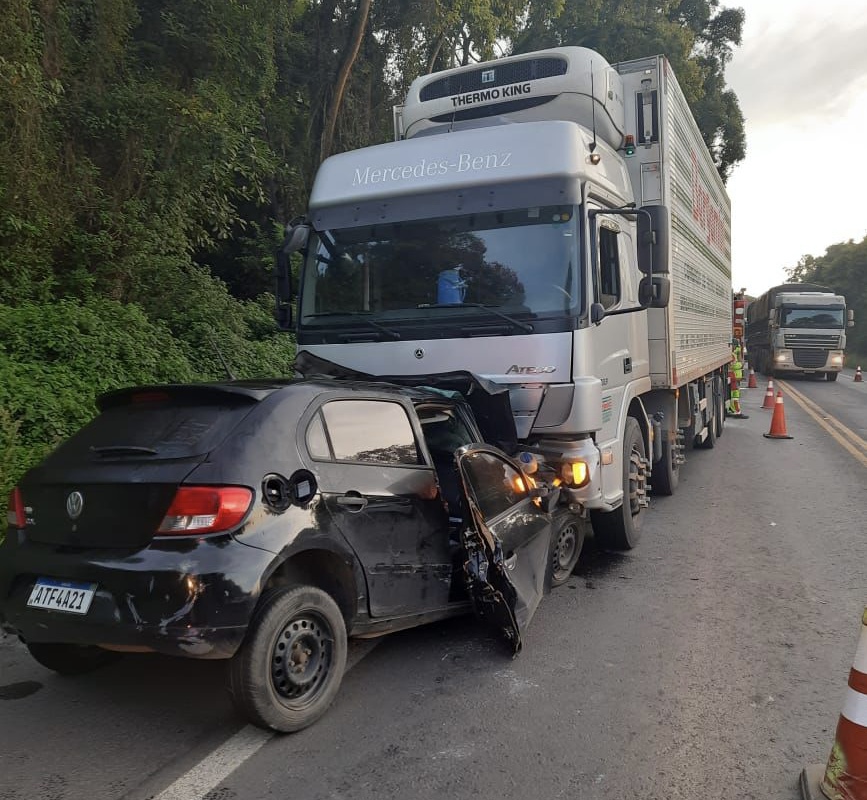 Jovem morre em grave acidente na BR-277 em Irati