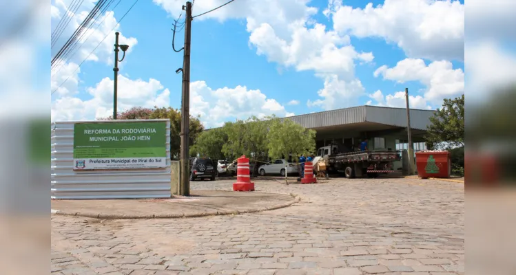 Rodoviária de Piraí do Sul tem reforma iniciada