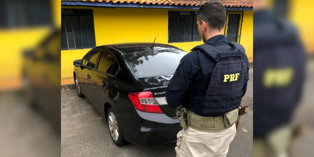 Homem é detido em posse e carro roubado em Ponta Grossa