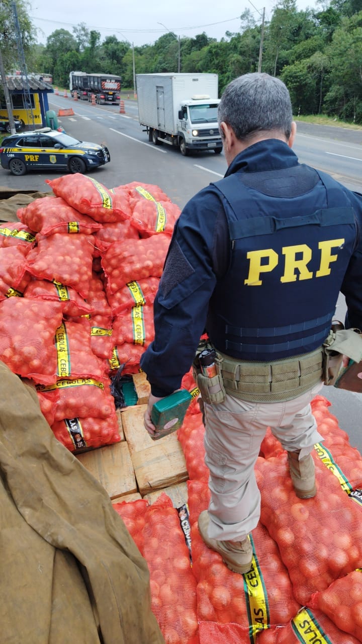 PRF apreende mais de uma tonelada de maconha em Ponta Grossa