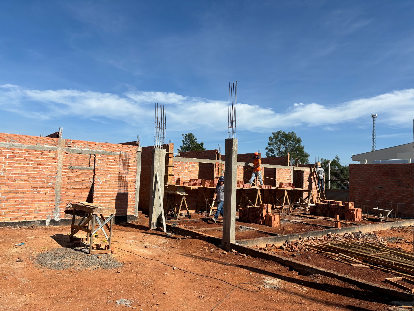 Obras de construção da UBS do Dom Bosco avançam em Ponta Grossa