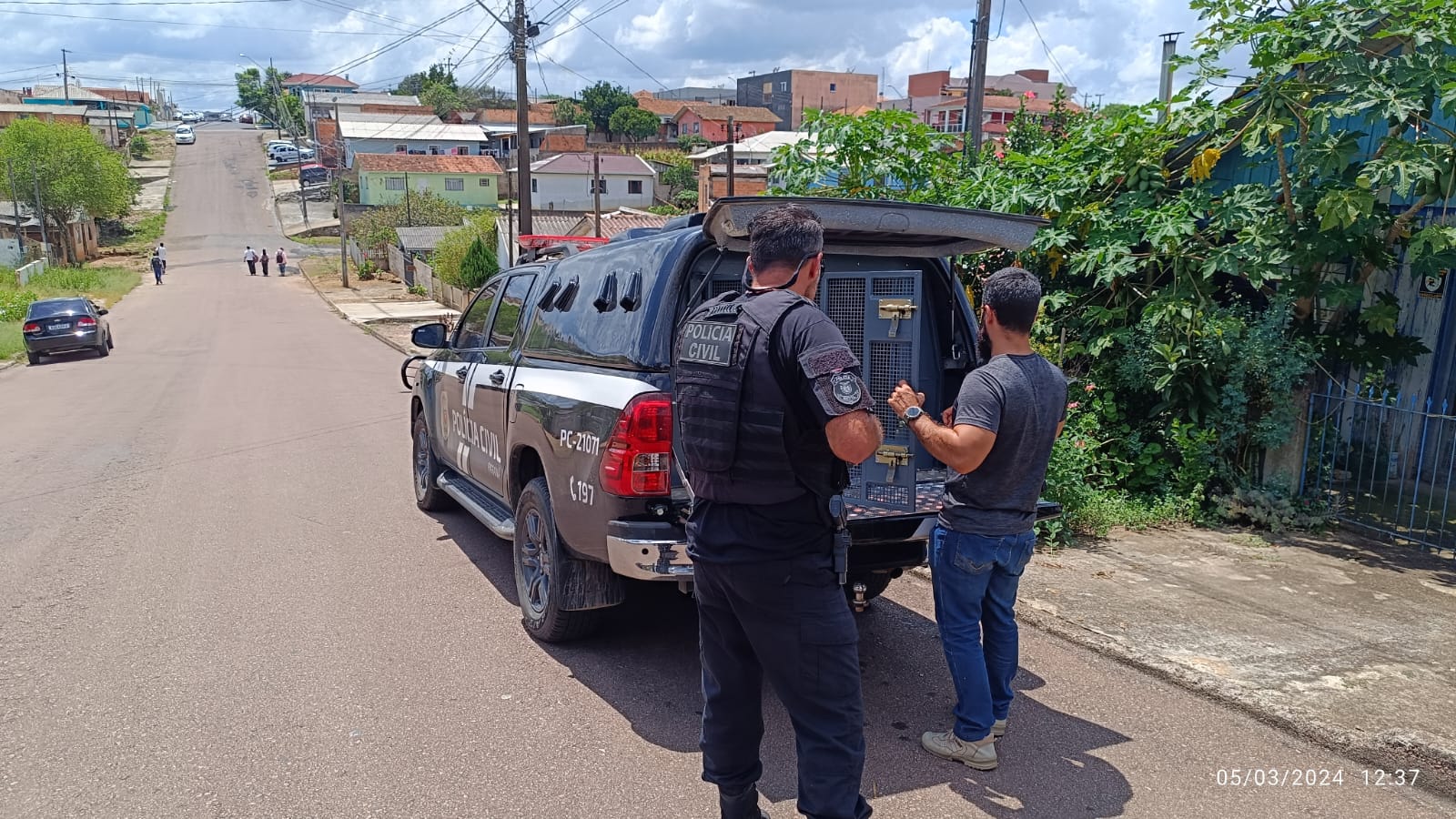 Guarda patrimonial é preso por estuprar neto de sua companheira em Castro