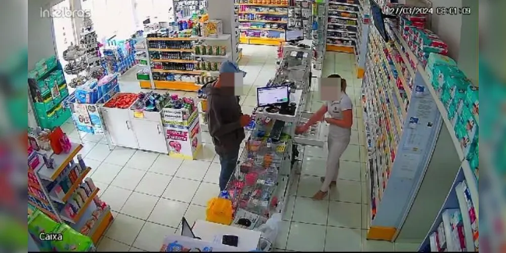 Homem é preso por assalto em farmácia de Imbituva