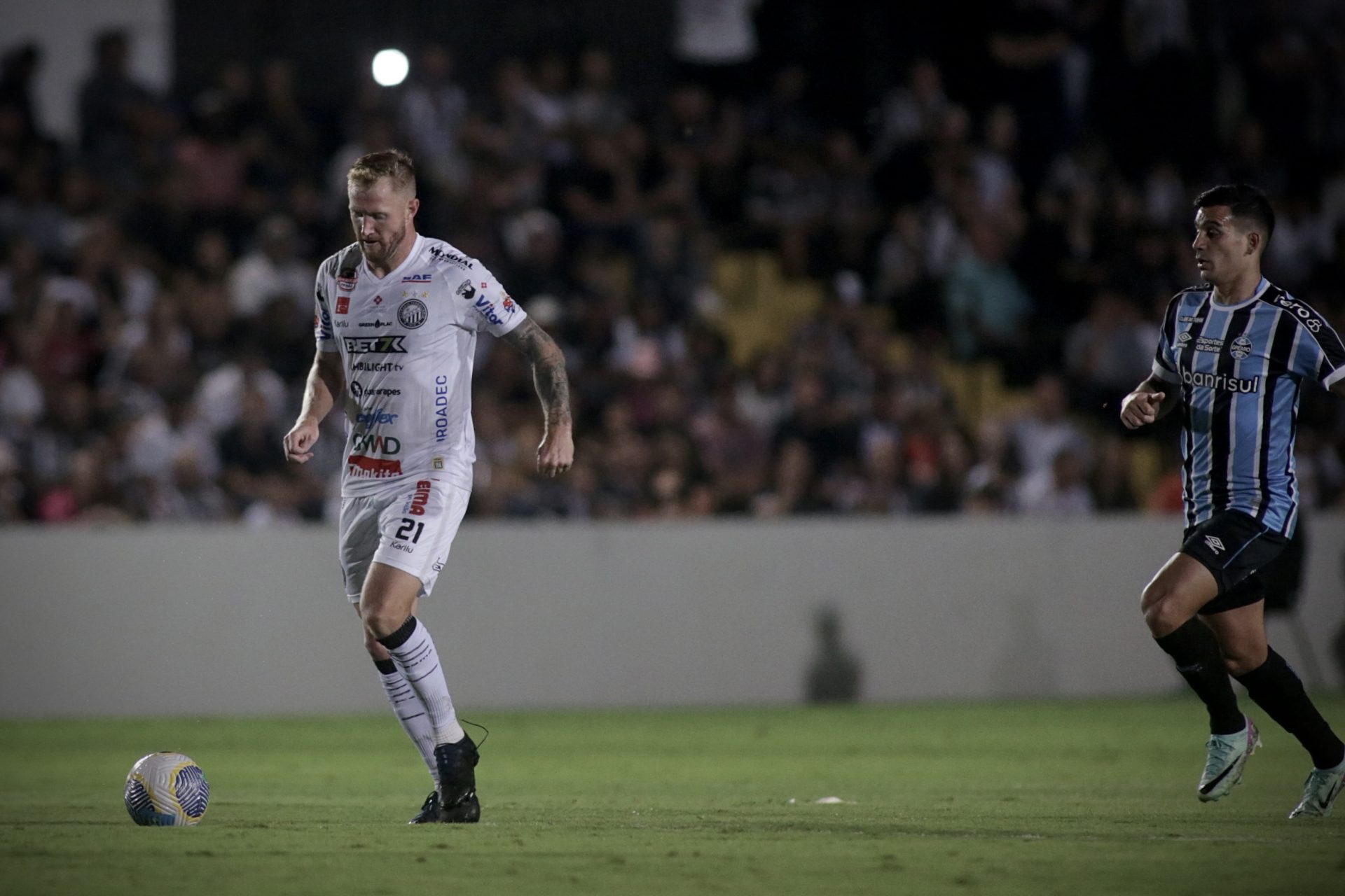 Operário empata com o Grêmio no jogo de ida da 3ª fase da Copa do Brasil