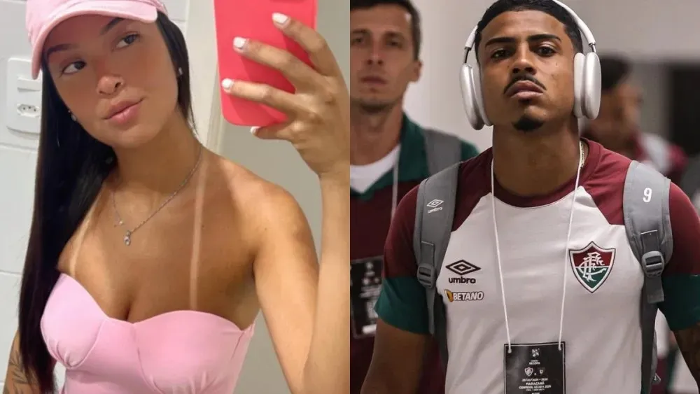 Mulher de jogador do Fluminense termina a relação após festinha em concentração do clube