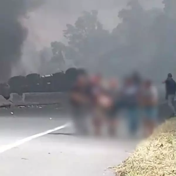 Vídeo:  populares salvam a vida de motorista após caminhão pegar fogo na BR-376