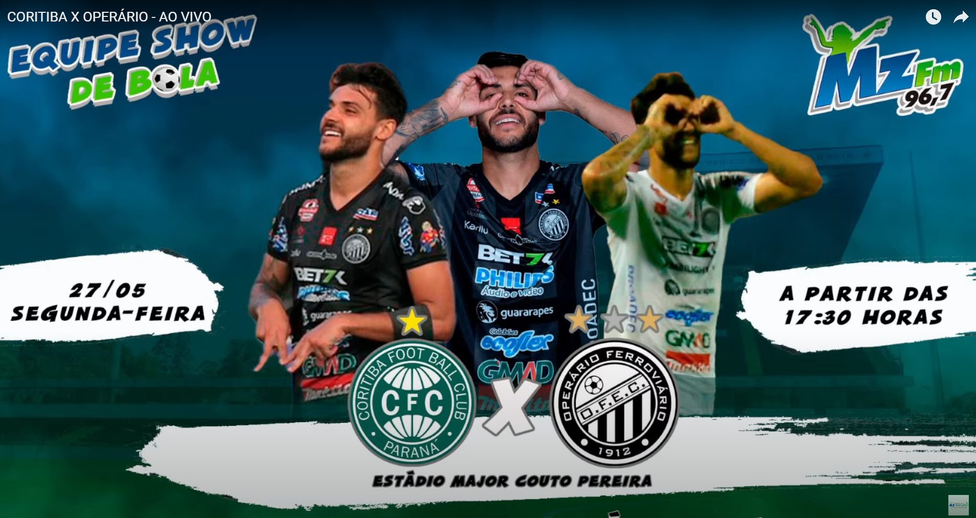 Coritiba x Operário, ao vivo!