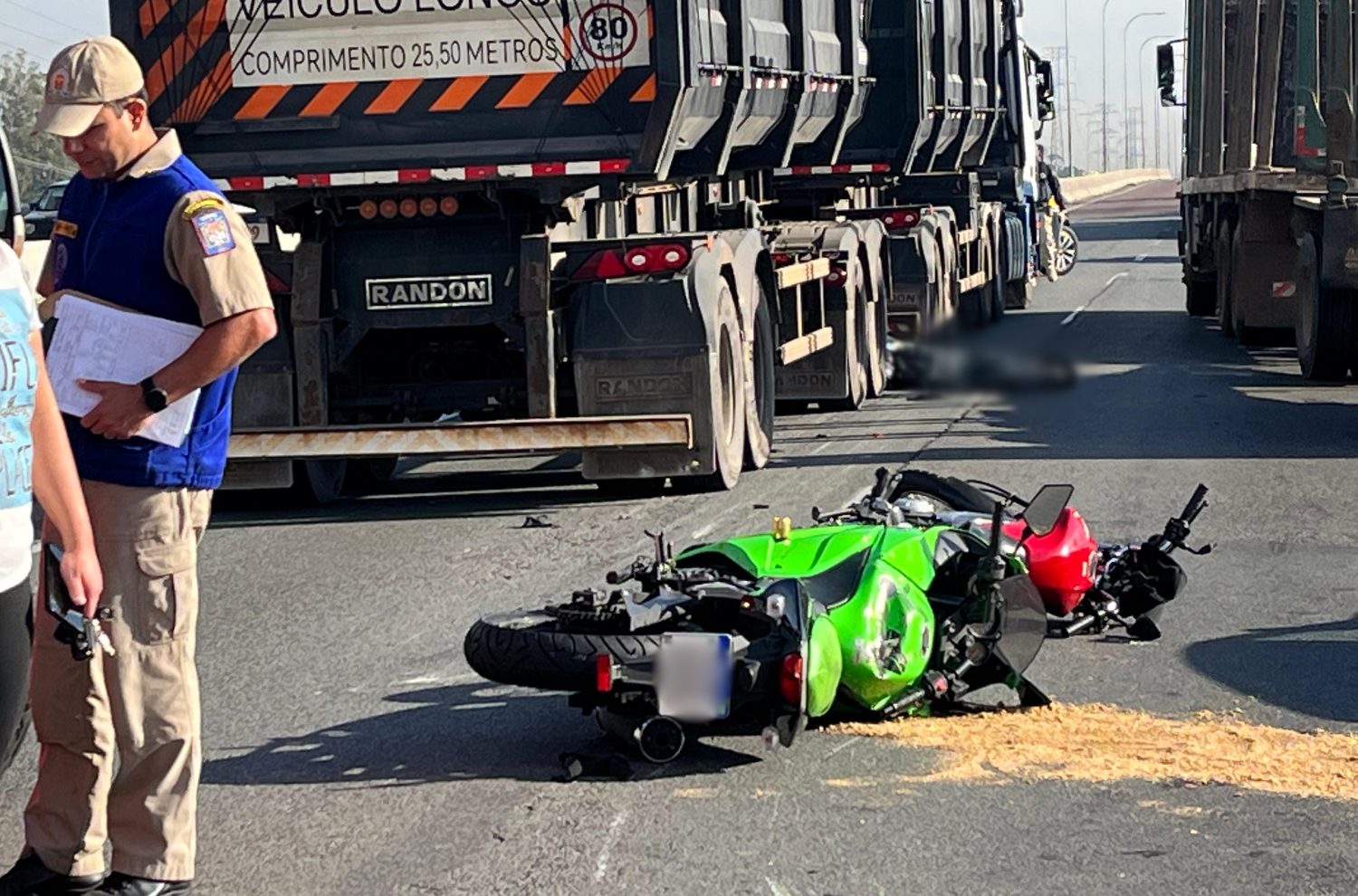 Grave acidente entre duas motos mata motociclista na BR-376