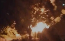 (Vídeo) Incêndio consome casa e deixa três vítimas em PG