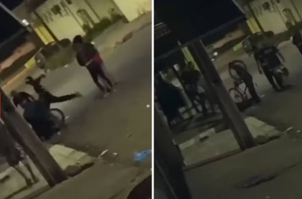 Vídeo mostra homem sendo espancado por gang; Ele foi queimado vivo
