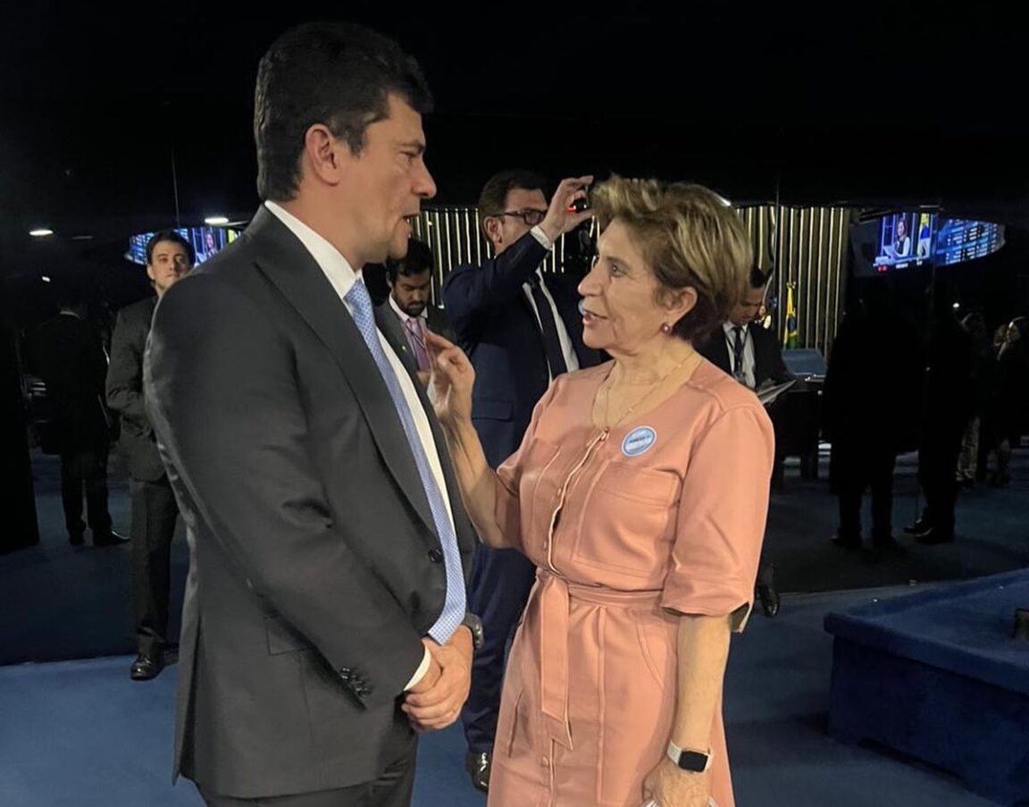 Senador Sérgio Moro declara apoio a Elizabeth Schmidt