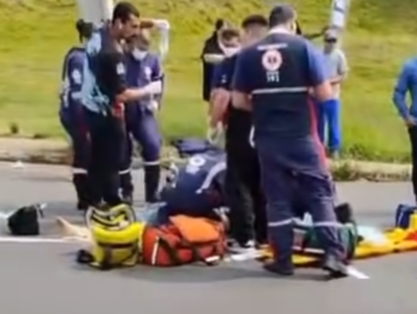 Ciclista morre após colisão com caminhonete em avenida de PG