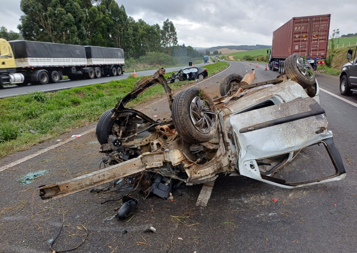 PRF confirma mais uma vítima fatal de grave acidente na BR-376, em Ponta Grossa