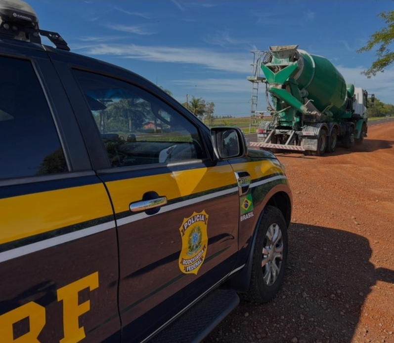 PRF flagra caminhão com excesso de mais 27 toneladas em Ponta Grossa