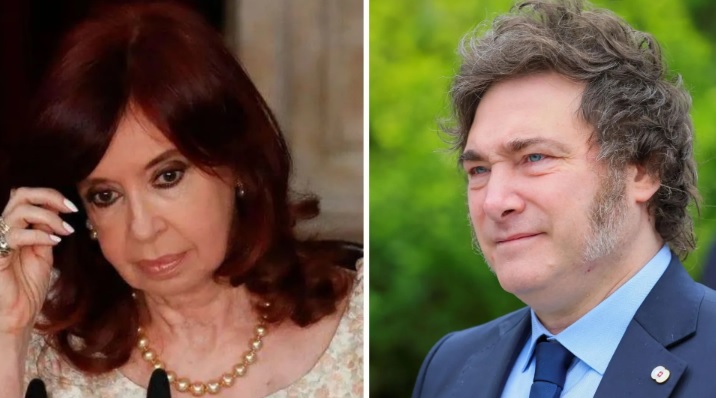 Governo de Milei retira aposentadoria e pensão de Cristina Kirchner após condenação por corrupção