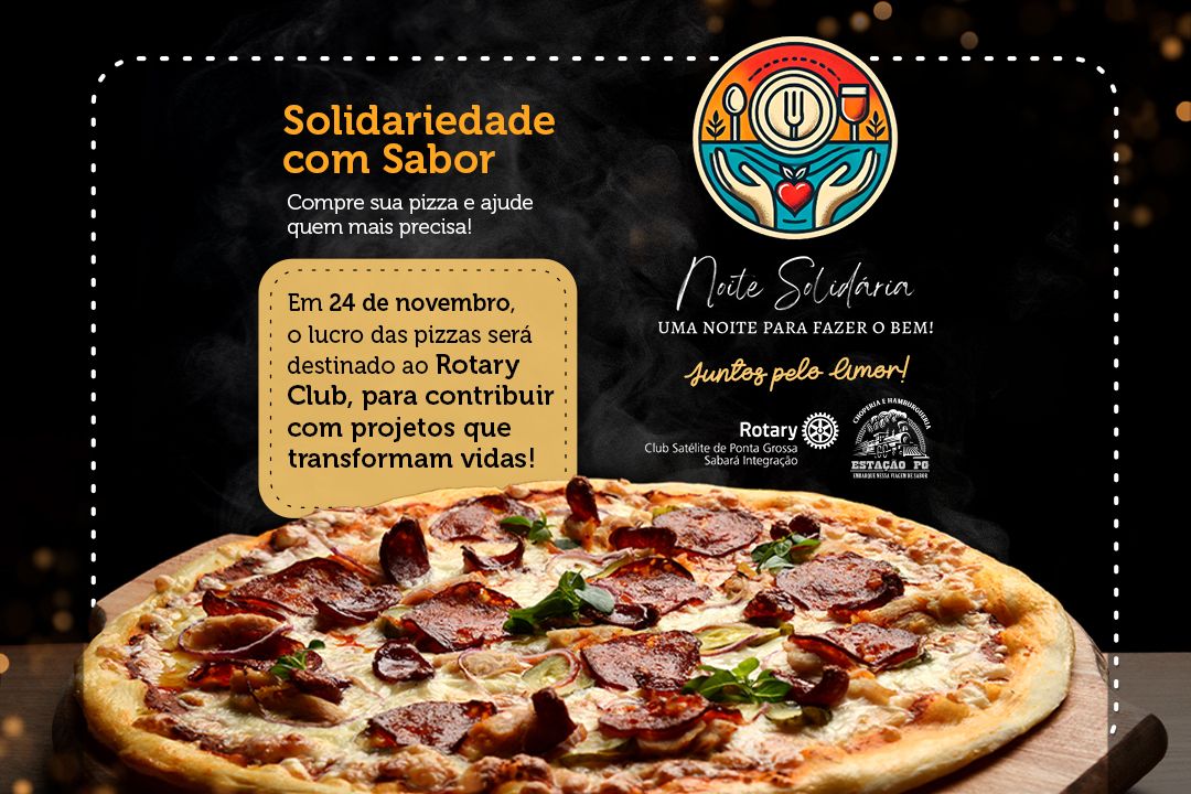 Rotary Club promove noite da pizza beneficente