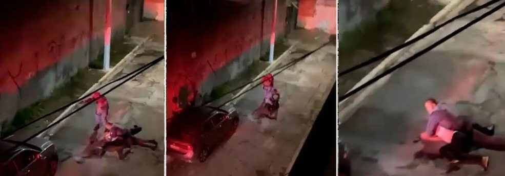 Vídeo mostra policial militar de São Paulo pisando na cabeça de motorista